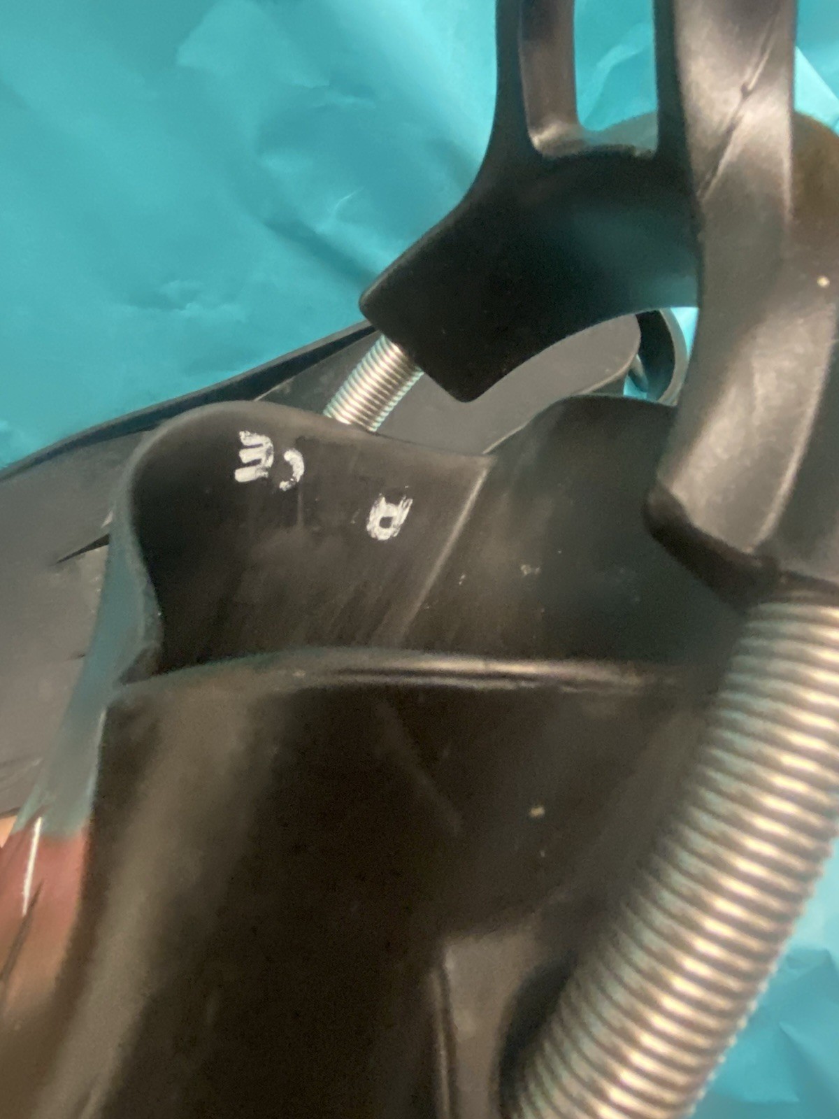 Hollis F1 Scuba Diving Fins Large with Spring Straps Black Heavy Duty Jet Style