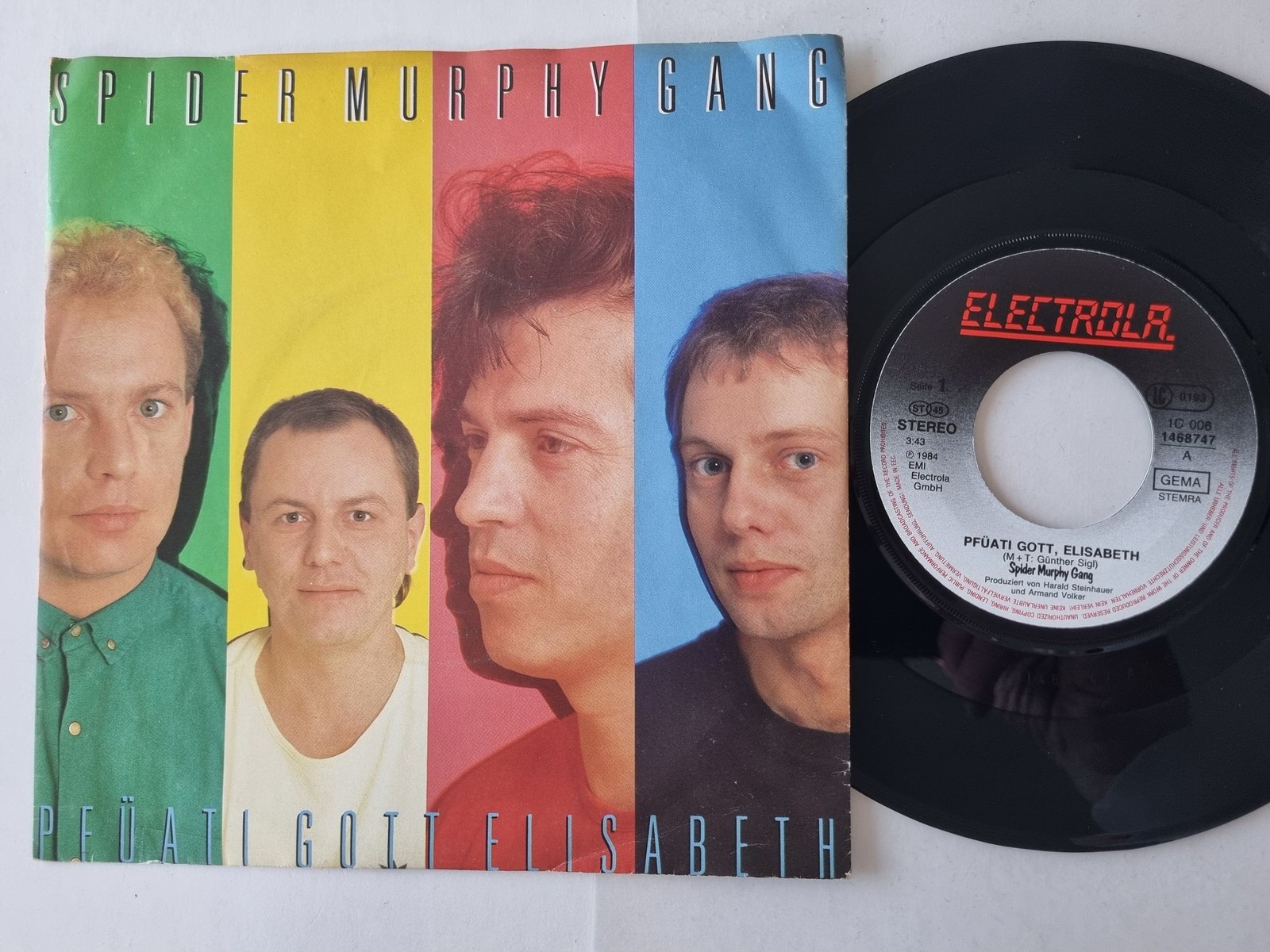 Spider Murphy Gang - Pfüati Gott Elisabeth 7'' Vinyl Germany