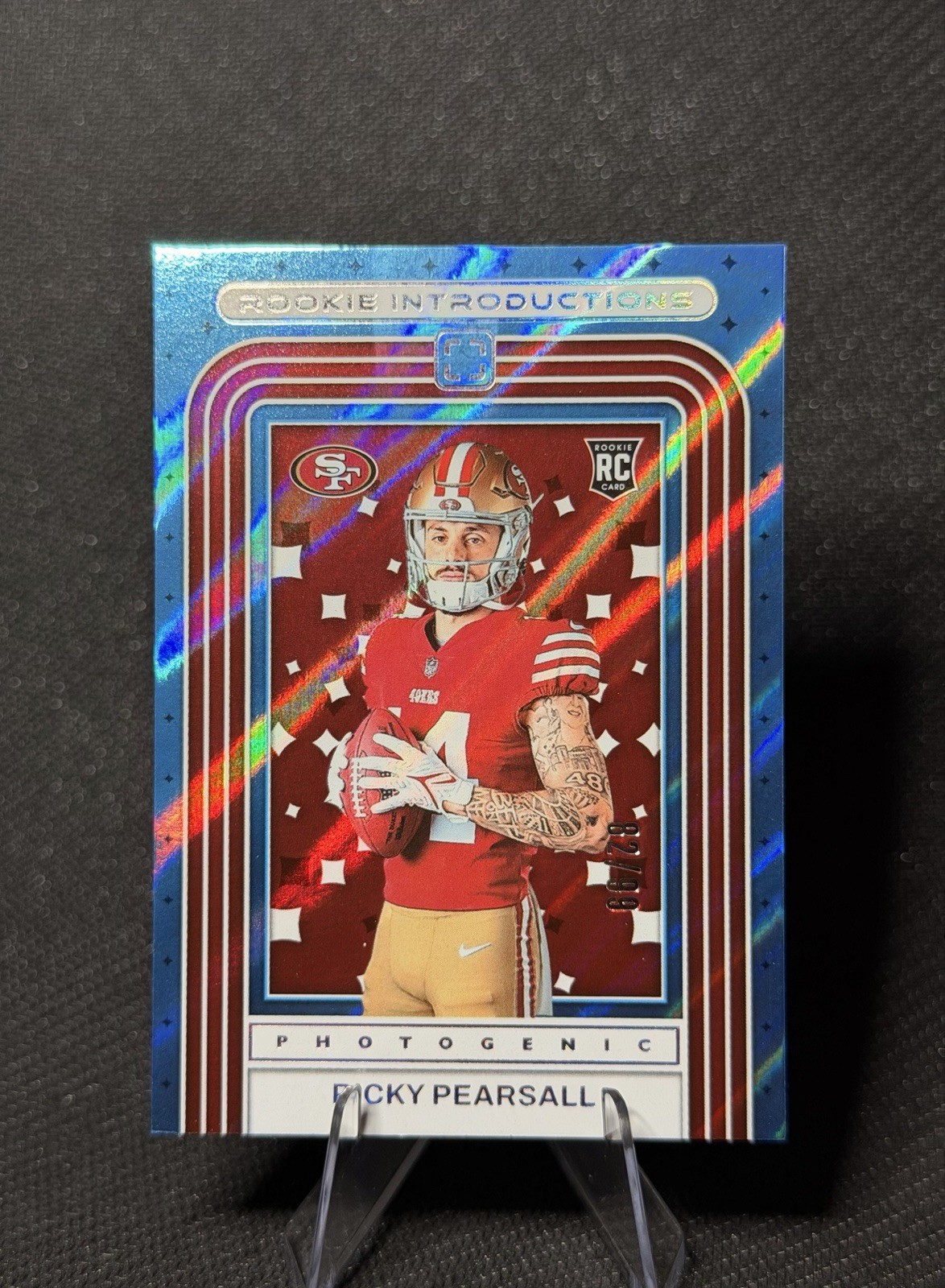 Ricky Pearsall Panini Photogenic Rookie Introductions #10 Blue
