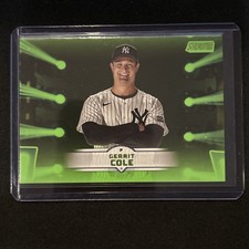 🔥Gerrit Cole 2025 Topps Stadium Club Lime Green Blaster Exclusive #140 Yankees
