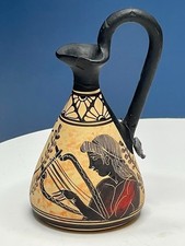 Modern Replica of an Ancient Greek Oinochoe (Pitcher) Vase Hand made in Greece