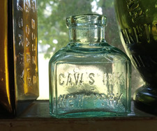 CAWS INK NEW YORK HAND BLOWN 1890 SQUARE INK ...