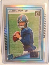 2025 Panini Donruss - Rated Rookie Jaxson Dart #400 Optic Preview Holo Prizm ...