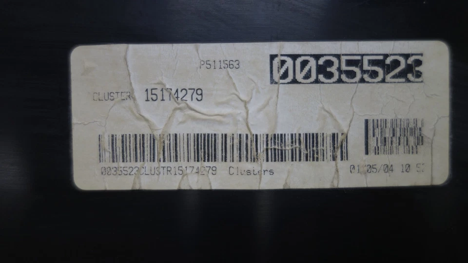 GM 2004 Instrument Cluster 15174279 - Image 3 of 4