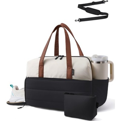 Reisetasche Damen Sporttasche Weekender Gym Tasche mit Schuhfach klein