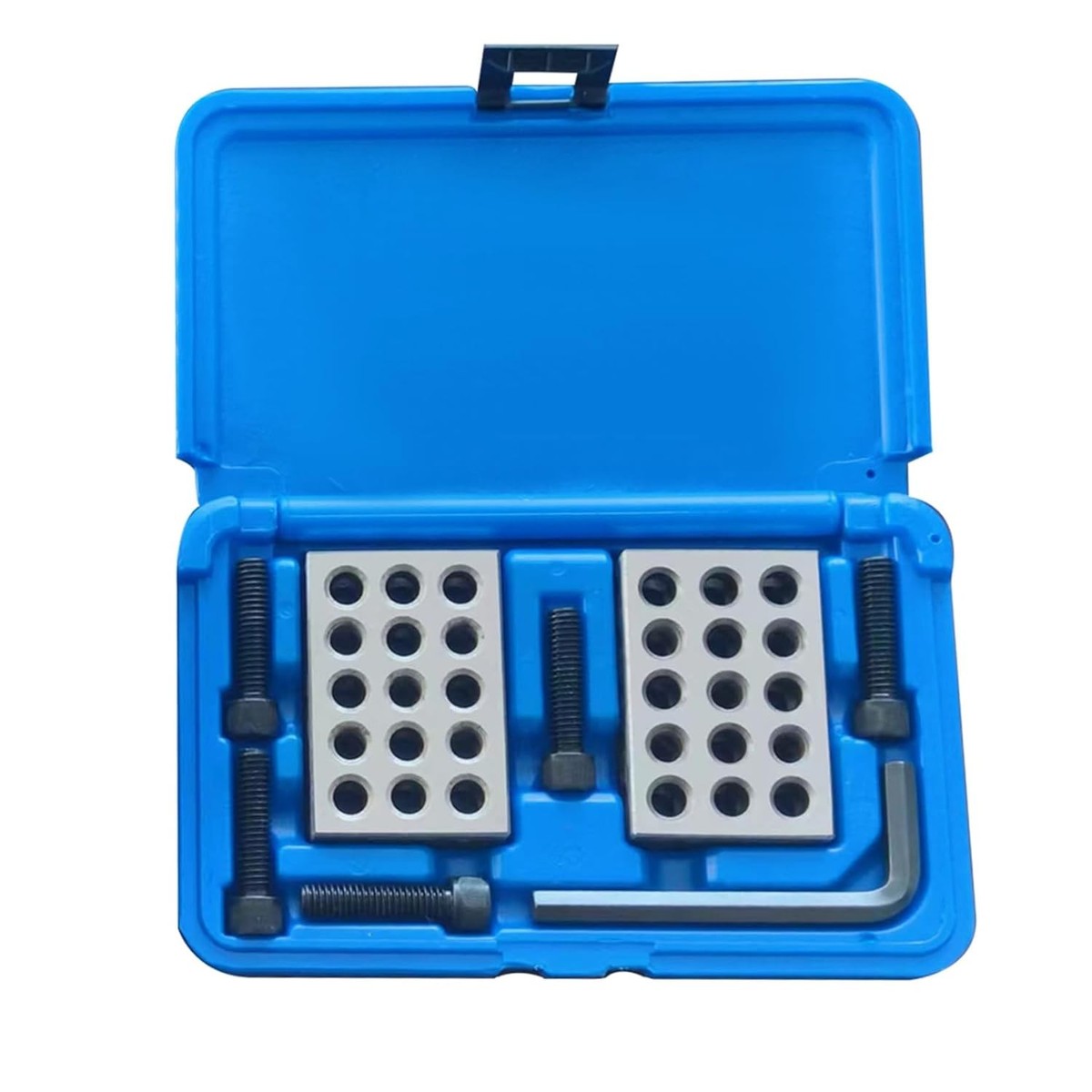 123 Blocks Matched Pair 23 Holes .0002 Precision Ground Machinist