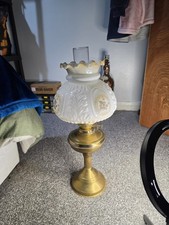 Stunning Weighted Oil Lamp Good Condition Tested Fully