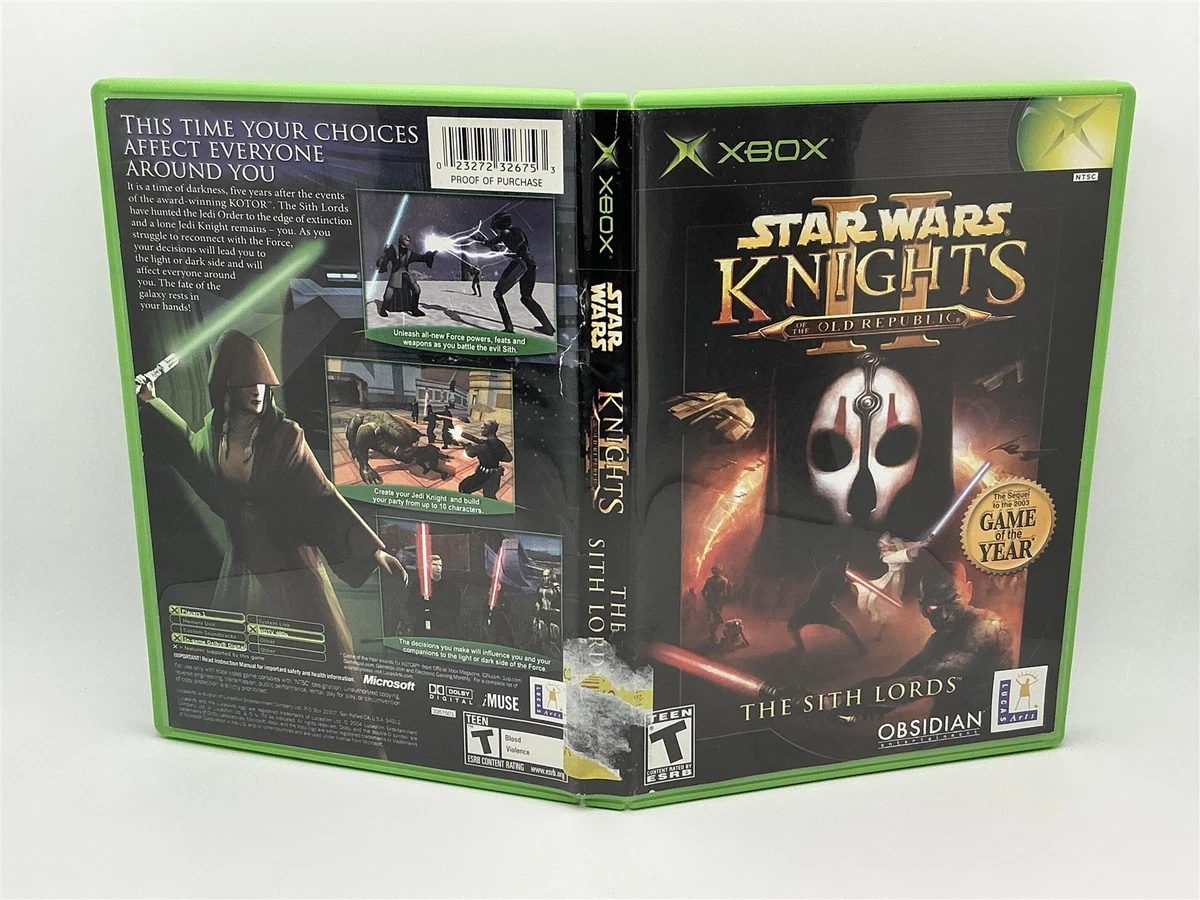 Microsoft Xbox Star Wars: Knights of the Old Republic Video Games