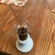 Vintage Oil Lamp Made in Hong Kong