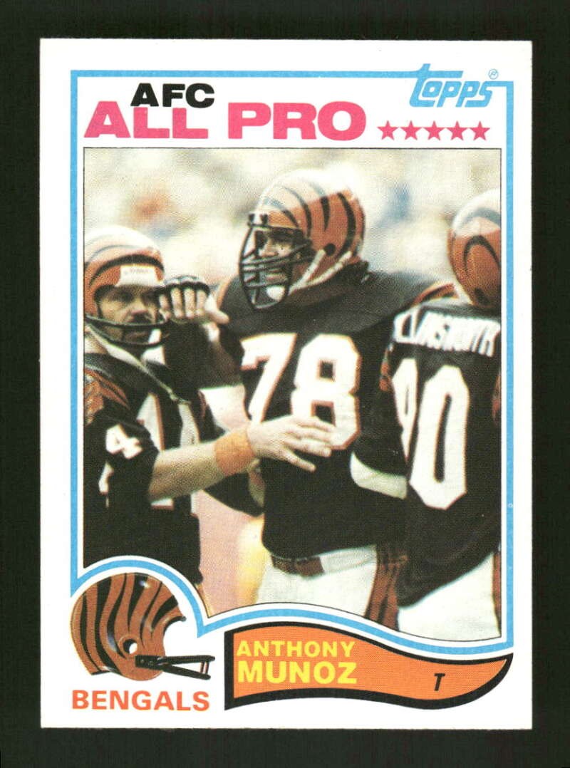 1982 Topps #51 Anthony Munoz EXMT TZ1 BXCP67