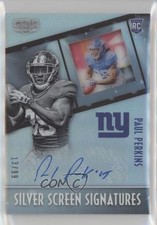 2016 Panini Gala Silver Screen Rookie Signatures 13/99 Paul Perkins Auto 00ht