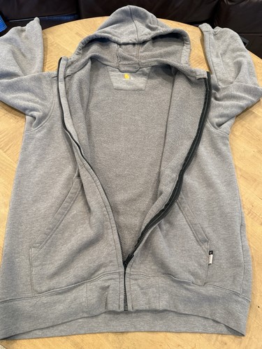 Carhartt FR Hoodie Herren Medium M Force Midweight Full Zip Grau Flame Resistant - Bild 8 von 12