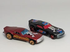 Nitro Doorslammer Hot Wheels 2022 HW Horsepower Red Mcdonalds Black Lot of 2