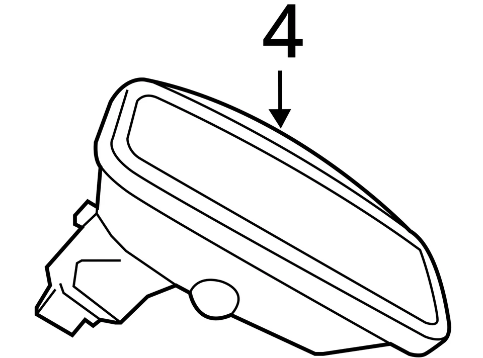 Rear View Mirror Automatic Dimming Fits 15-20 BMW M4 2049460 Foto 4 de 4