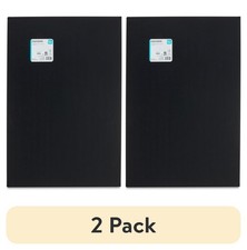 Black Foam Board Sheets 20x30 Inches 2-Pack Art Projects Display Signage