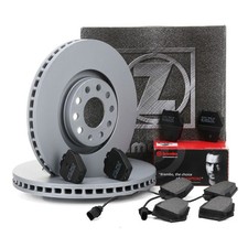 ZIMMERMANN Bremsscheiben Ø 320mm BREMBO Beläge Wako für AUDI S4 B5 A6 C5 vorne