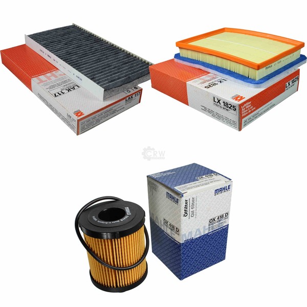 Mahle / Knecht Innenraumfilter LAK 117 Luftfilter LX 1825 ÖLfilter OX 418D-image