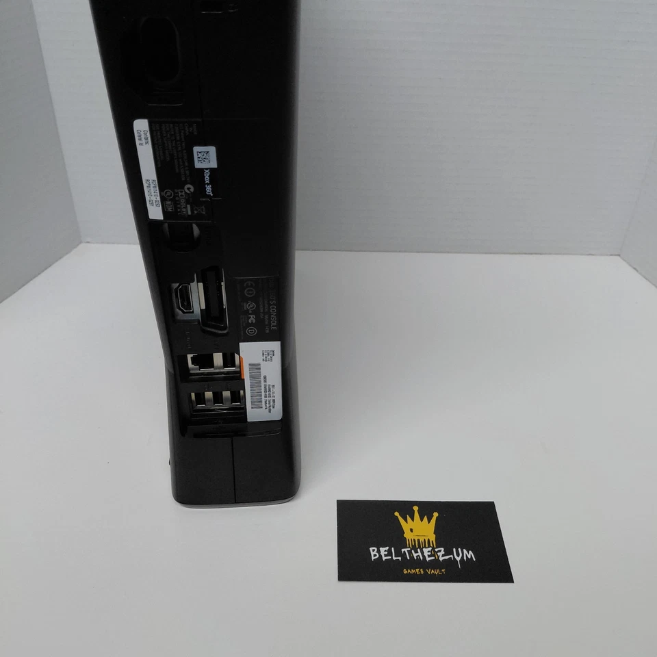 Microsoft Xbox 360 S 4GB Console - Black (1439)(HDMI) Very Good Condition + Game - Image 4 of 4