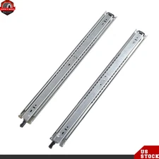 1 Pair 22 Inch Locking Drawer Slides Full Extension & Lock 150 lb Load Capacity