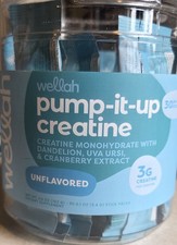Wellah Pump-It-Up Creatine For Women (Unflavored) 13 Stick Packs - To-Go Packets