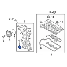 For Mazda 6 2014-2021 Mazda PE0110602 Front Engine Crankshaft Seal