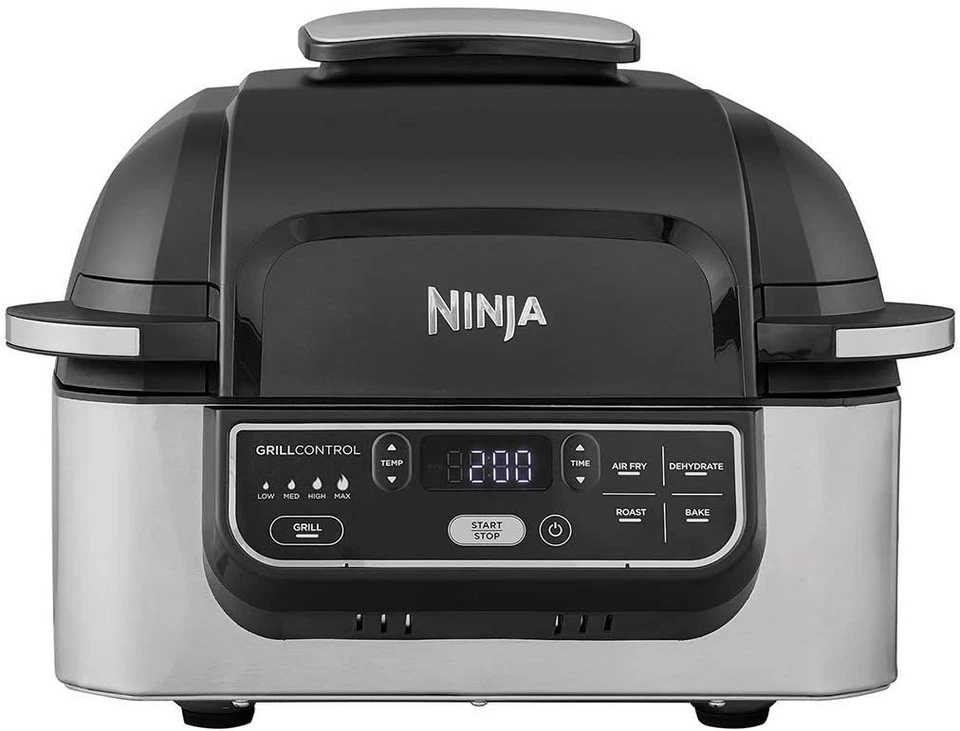 Ninja AG301EU Grill & Heißluft-Fritteuse 5 Funktionen 5,7 Liter Fassungsvermögen