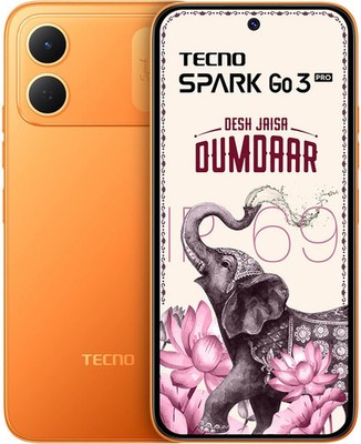 Tecno Spark Go 3 Pro | 128GB | 4GB RAM | Orange Global Version Unlocked Dual Sim