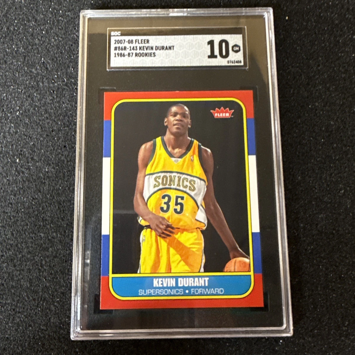 Kevin Durant Basketball Grade 10 Rookie Sports Trading Cards