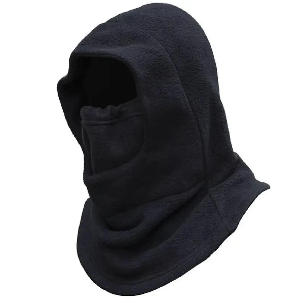 Multifunctional fleece balaclava with adjustable mask on clips, black💛💙
Opens in a new window or t