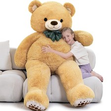 Giant Teddy Bear Stuffed Animal 6ft 72 Plush Toy Brown Karister Life Size Gift