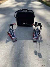 DW5000 Accelerator Double Pedal (model DWCP500AD4) w/Carry Case  Used