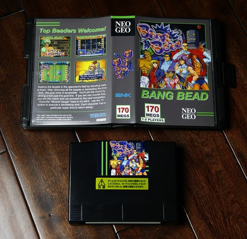 Bang Bead Progress US AES • Neo Geo NGH Console/System • SNK Visco ~ Flip Shot - Picture 4 of 4