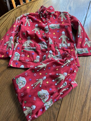 vtg nick nora gingerbread holiday pajamas pc 4T Boys - Main Image