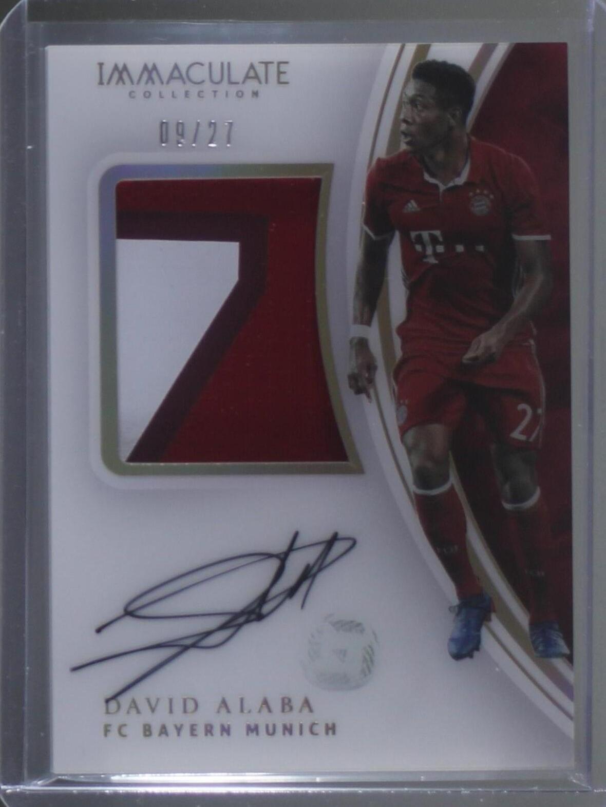 2017 Panini Immaculate Collection - Premium Patch Autographs David ...