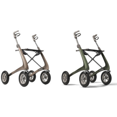 Carbon Overland Rollator by Acre Gelände Rollator Outdoor Luftbereift faltbar