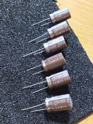  Elna 10 MFD 100 Volts Clean Sound'' Auction is for 6 pieces.