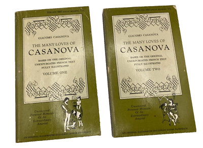 Many Loves of Casanova,  by Jacques Casanova 1967 Box Set, 2 PBs Free Post