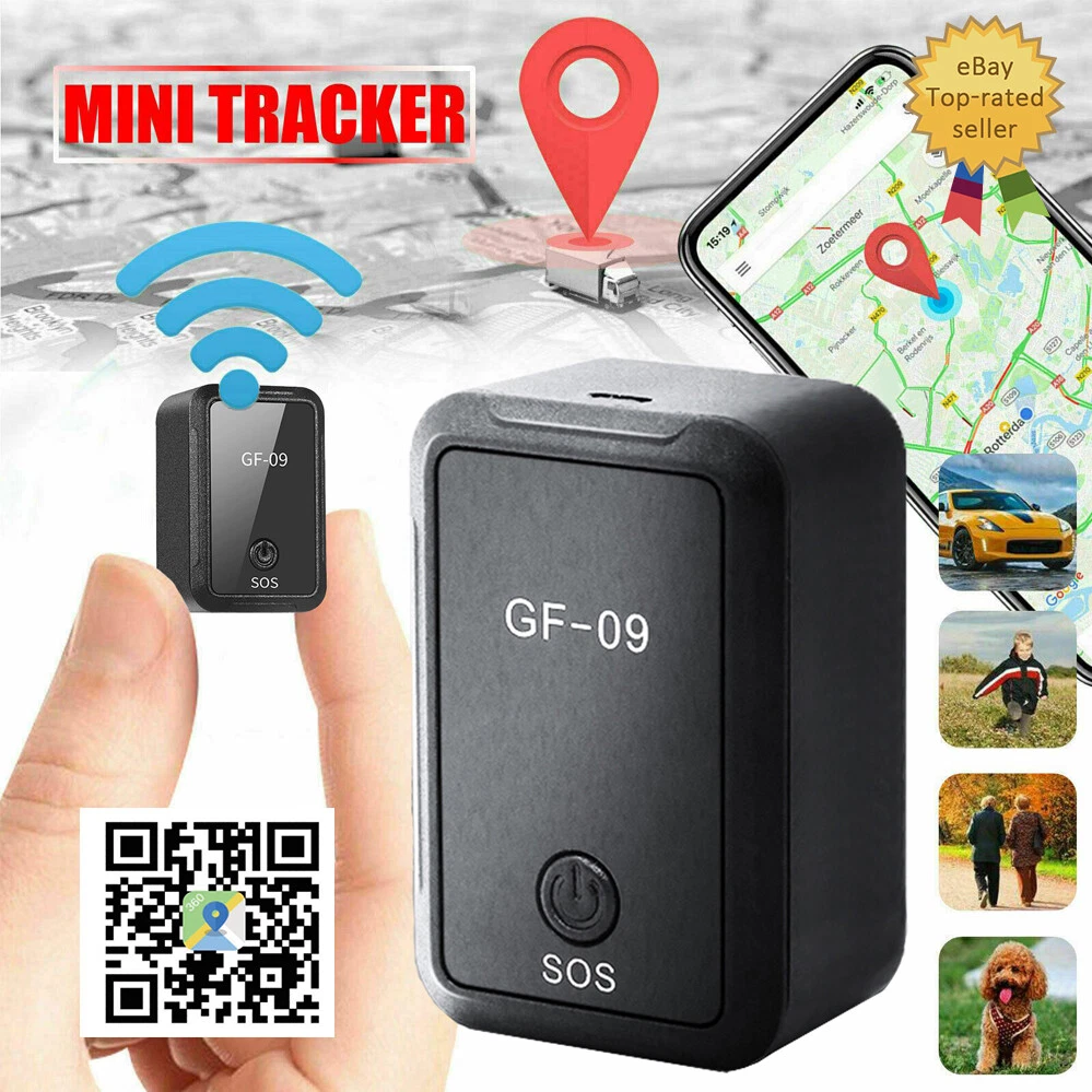 GF-09 Mini GPS Tracker, Magnetic GPS Locator Real-Time Tracking, Compact  Locator & Tracking with 32GB SD Card, Fit for Vehicles, Cars, Kids, Seniors