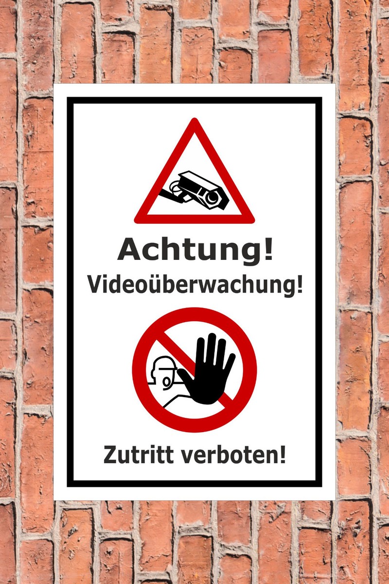 Warnschild 'Betreten Verboten LEBENSGEFAHR' – 60x40 Cm Aufkleber Aus Aluverbund, Witterungsbeständig