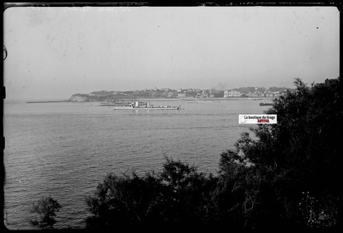 Plaque De Verre Photo Ancienne Saint-Jean-de-Luz – Original Noir & Blanc 10x15 Cm