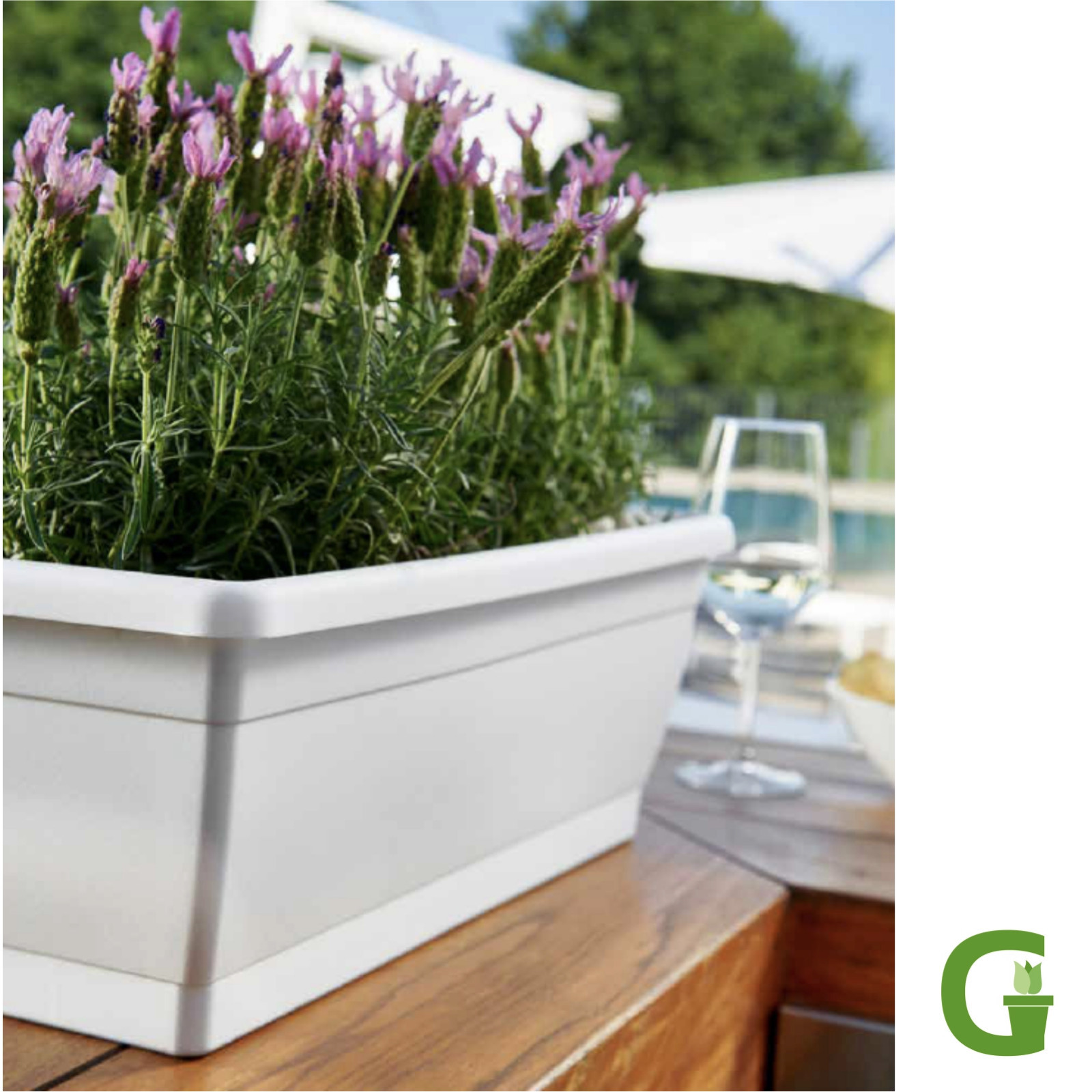 ferm living blumenständer Plant Box Pot Small main image 1