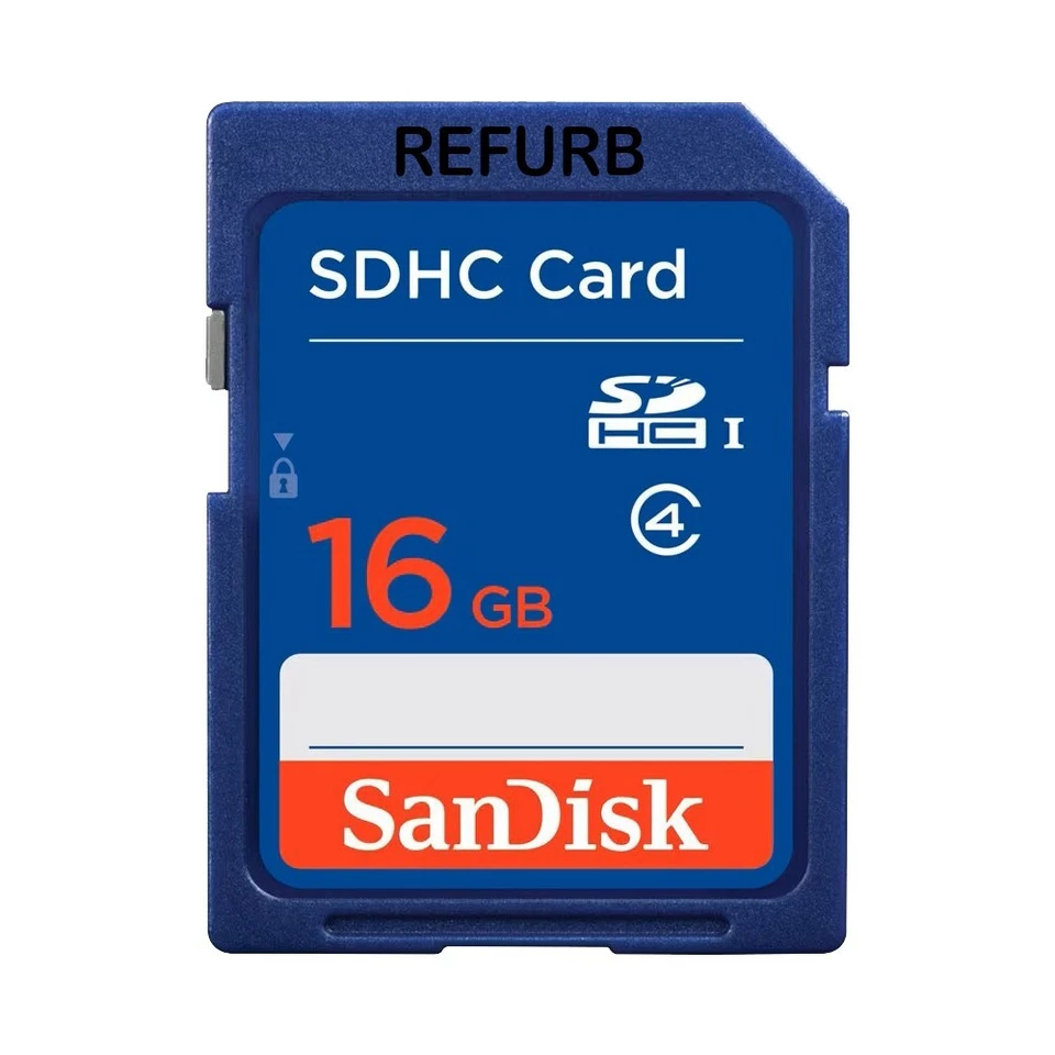 Лот 10 x подлинный SanDisk 16GB класса 4 SD SDHC флэш-карта памяти SDSDB-016G лот - Изображение 2 из 4