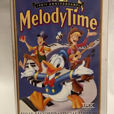 Melody Time (VHS, 1998) 50th Anniversary Edition 786936071955| eBay