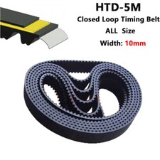 5mm Pitch 10mm Width Closed Loop Synchronous Timing Belt for HTD 5M 10mm Pulley