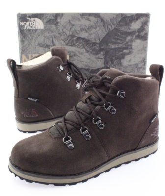 THE NORTH FACE Junior JR BALLARD WP Brown Waterproof HIKING BOOTS