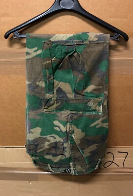 GENUINE USMC / US ARMY PANAMA / GRENADA RDF TROUSERS ERDL VGC