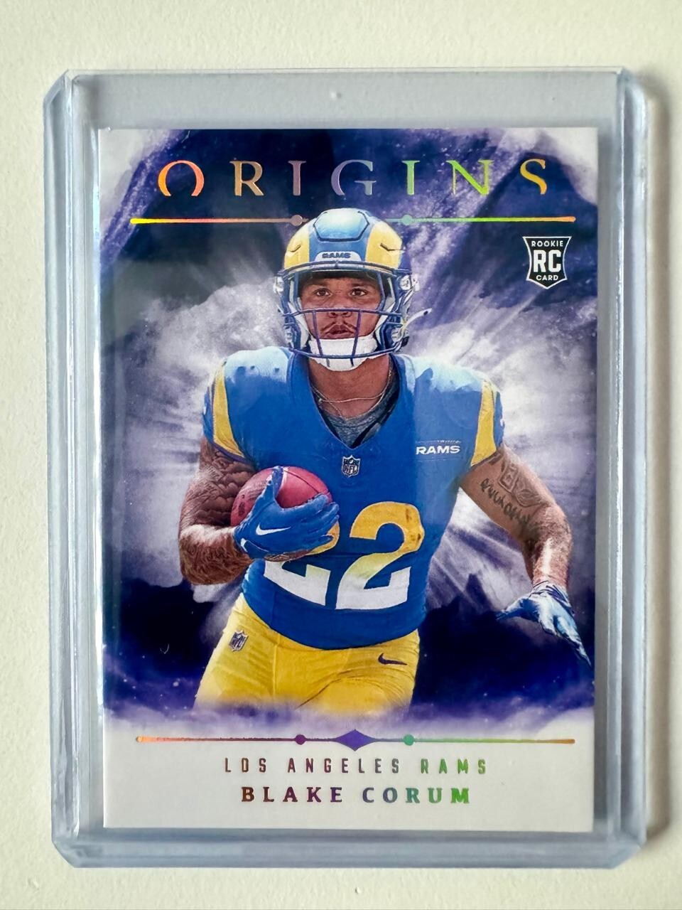 Panini Origins 2024 Blake Corum Rookie Card LA Rams MINT #110