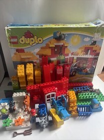 LEGO DUPLO 10525 BIG FARM NEAR COMPLETE MISSING 4 PIECES