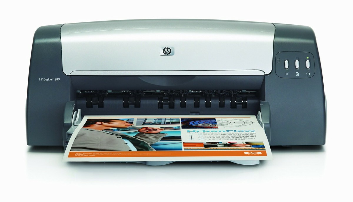 HP DeskJet 1280 A3 USB Parallel Colour InkJet Printer 1280c C8173A