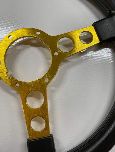 Gold Spoke Medium Thick Formula Steering Wheel Kit 1972-1980 Firebird/Trans AM - Picture 3 of 7